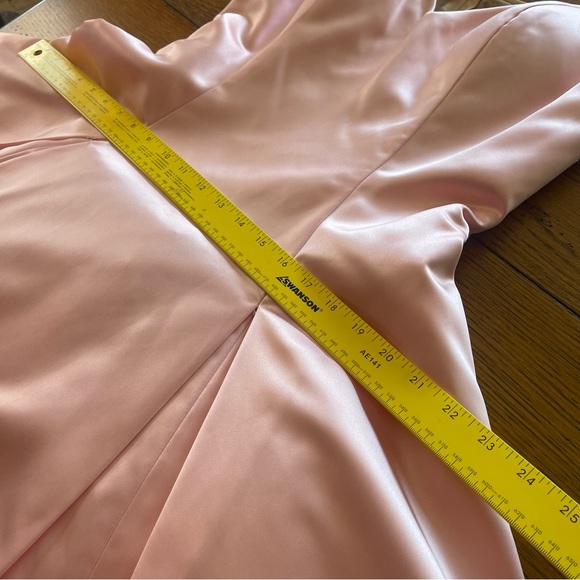 Sherri Hill  50548 blush pink rhinestone cap sleeve  short  dress 10 - Picture 12 of 16